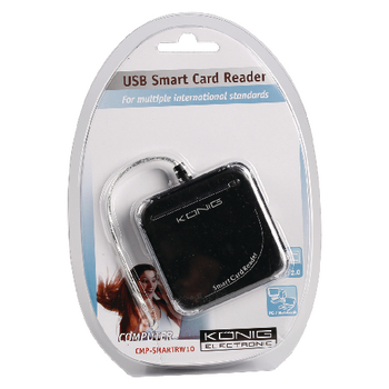 CMP-SMARTRW10 Stijlvolle usb smart card lezer en schrijver Verpakking foto